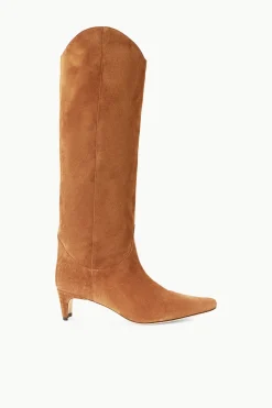 STAUD WESTERN WALLY BOOT  TAN SUEDE TANSUEDE Discount