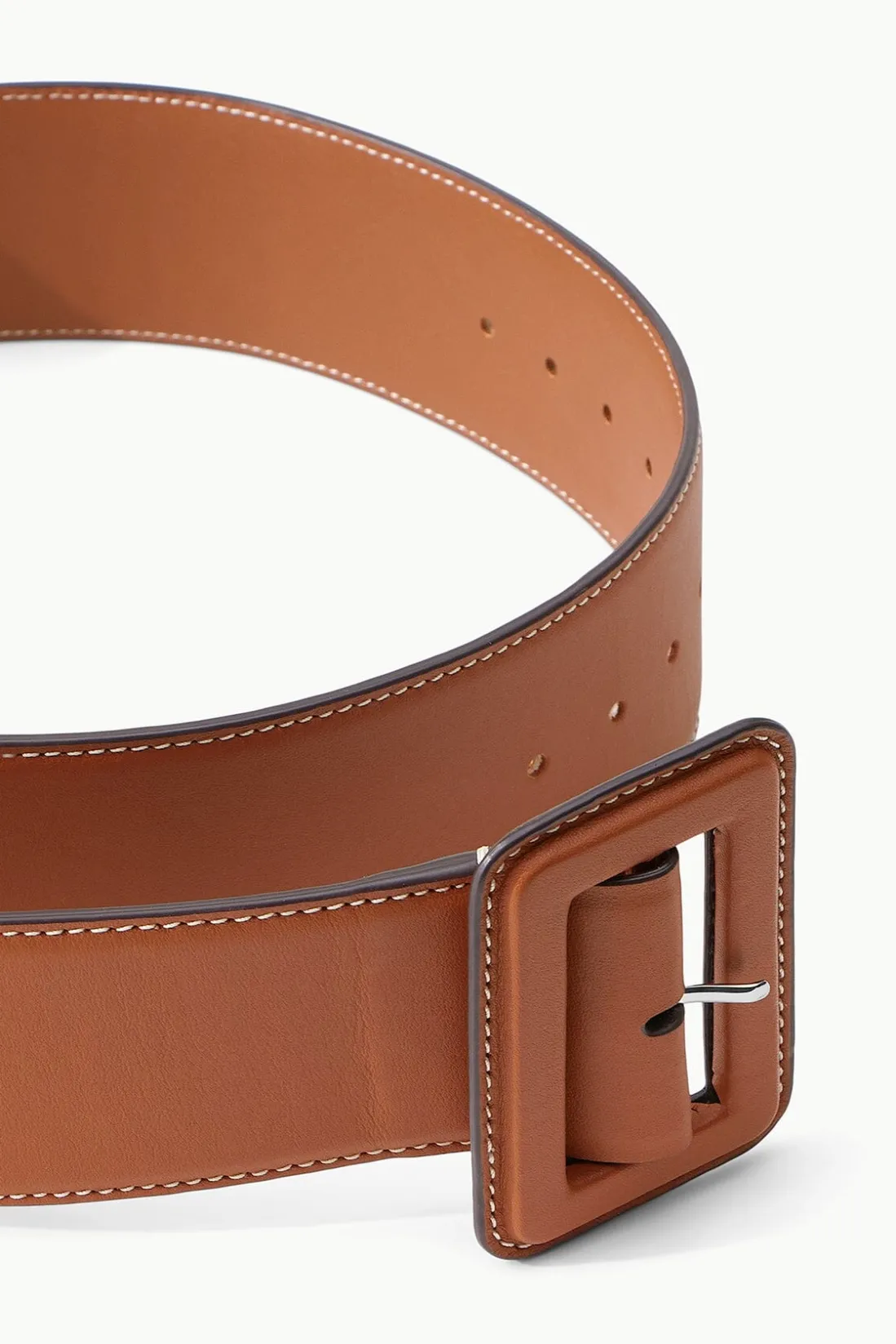 STAUD WIDE WAIST BELT TAN Best