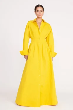 STAUD WINONA DRESS   HONEY New