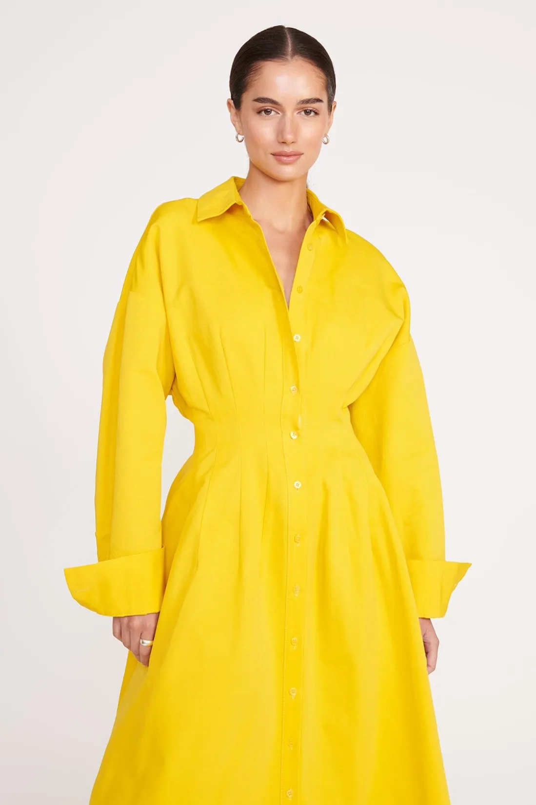 STAUD WINONA DRESS HONEY New
