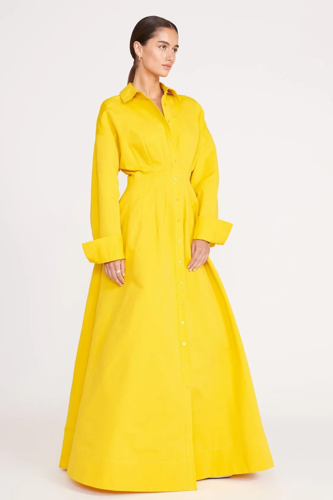 STAUD WINONA DRESS HONEY New