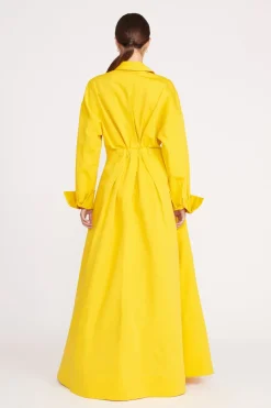 STAUD WINONA DRESS HONEY New