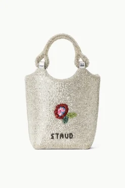 STAUD ZOE BEADED BAG  DIAMOND ROSE DIAMONDROSE Best