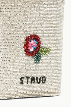 STAUD ZOE BEADED BAG  DIAMOND ROSE DIAMONDROSE Best