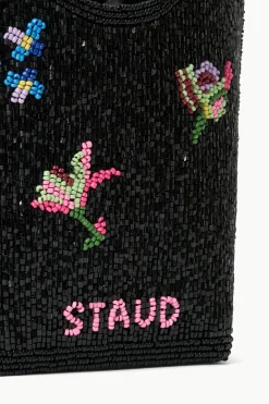 STAUD ZOE BEADED BAG  FIRST BLOOM NIGHT FIRSTBLOOMNIGHT Hot