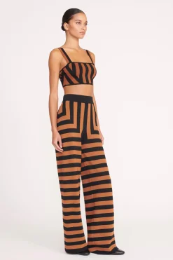 STAUD ZOLA TOP  BLACK TAN SEASHORE STRIPE BLACKTANSEASHORESTRIPE Outlet
