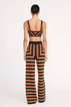 STAUD ZOLA TOP  BLACK TAN SEASHORE STRIPE BLACKTANSEASHORESTRIPE Outlet