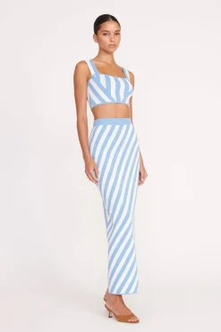 STAUD ZOLA TOP  BLUE SEASHORE STRIPE BLUESEASHORESTRIPE Clearance